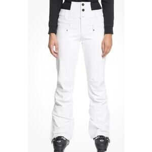 Roxy Rising High Ski Pant - White - Sz Large